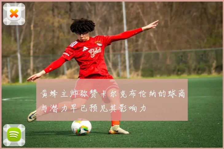 黄蜂主帅称赞卡尔克布伦纳的球商与潜力早已预见其影响力